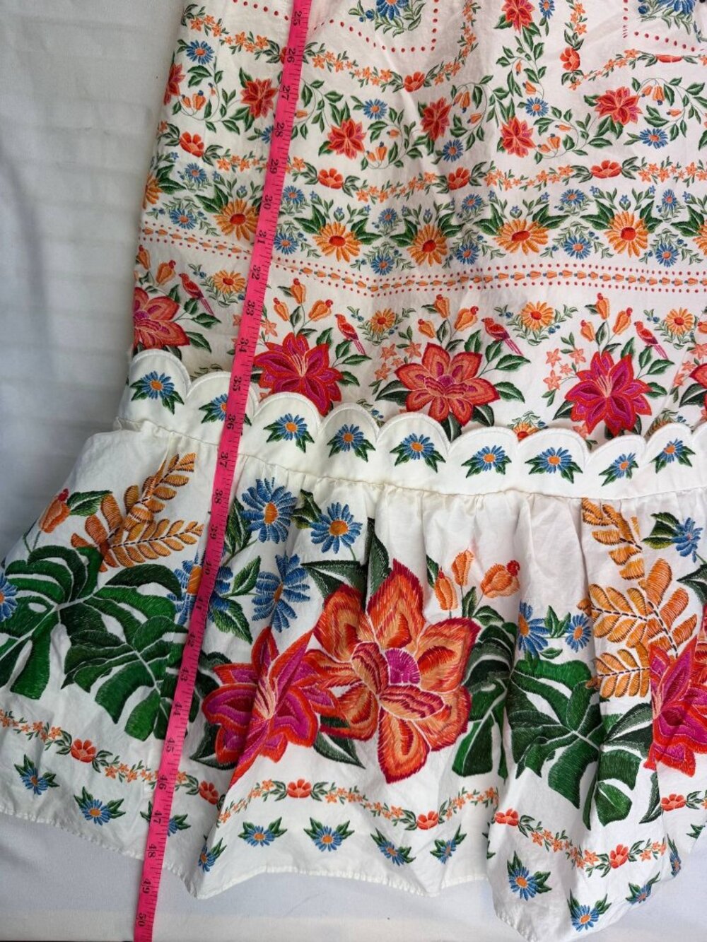 Farm Rio Off-White Bloom Garden Maxi Dress Size Medium - Picture 13 of 13